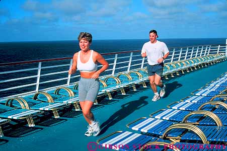 Stock Photo #15897: keywords -  america couple couples cruise cruises cruising deck exercise exercising fit fitness horz island jog jogger joggers jogging jogs leisure liner man of passenger passengers people person physical physically recreation released run runner runners running sail sails ship ships star sunny sunshine travel travelers tropic tropical tropics vacation vacationers vacationing vacations warm woman workout