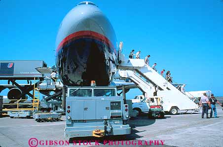 Stock Photo #15942: keywords -  airplane airplanes airport airports departing hawaii horz in jet kona passenger passengers people plane planes runway runways transportation