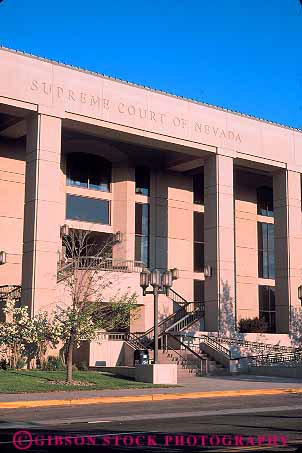 Stock Photo #16604: keywords -  architecture building buildings carson city court courthouse courts design government in municipal nevada of office offices public state style supreme vert