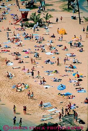 Stock Photo #16870: keywords -  above aerial aerials array bay beach beaches countless crowd crowded crowding crowds day elevate elevated group groups hanauma hawaii hot individual individuals large lots many number numerous oahu of overhead people person recreation sand sunbath sunbather sunbathers sunbathing sunny sunshine tight together vacation vert view views